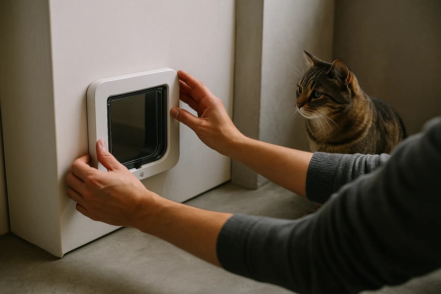 Installation professionnelle de chatière électronique : est-ce nécessaire ?