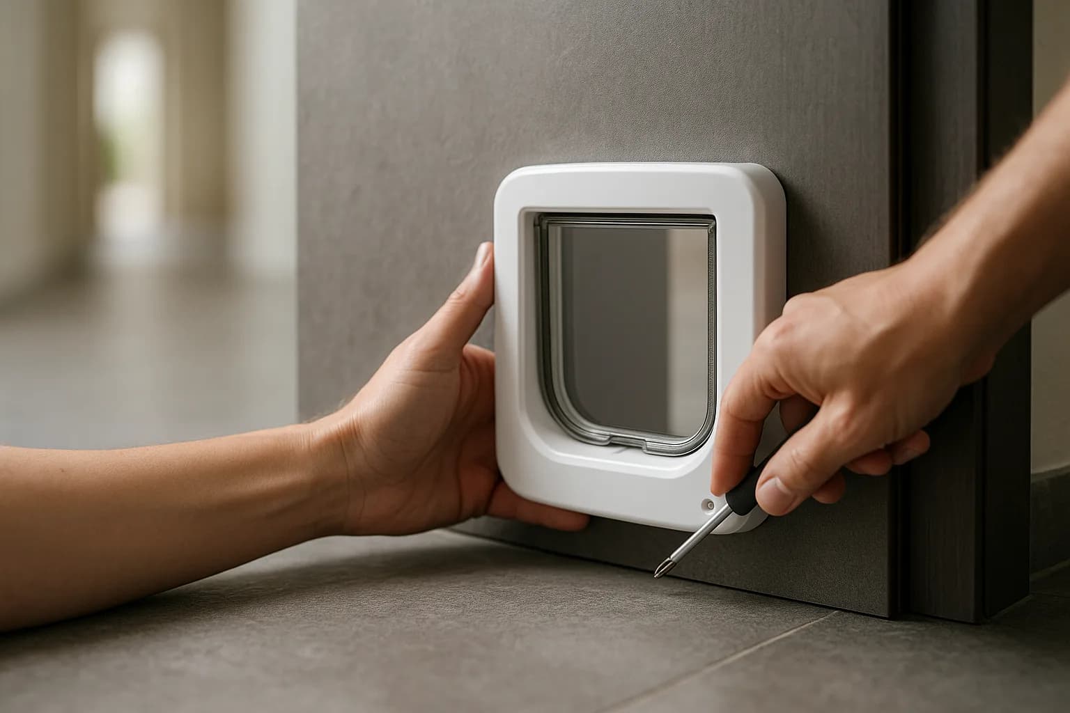 Comment intégrer une chatière électronique à un design intérieur moderne ?